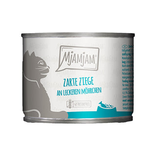 Mjamjam 主食貓罐頭/鮮食包 山羊肉 + 胡蘿蔔 200g/125g