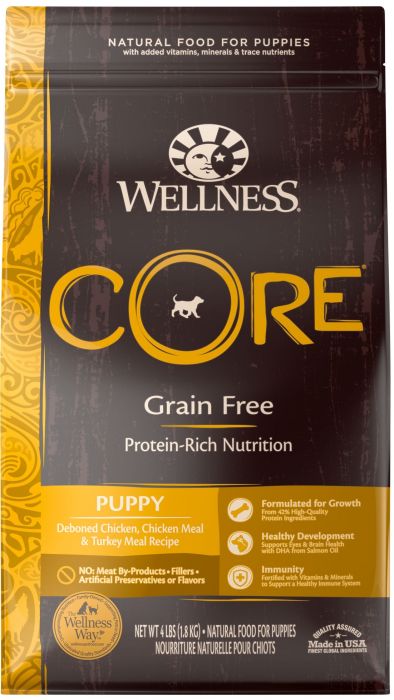 Wellness <Core> 無穀物乾糧 *幼犬 雞肉+火雞味* (4/12磅)