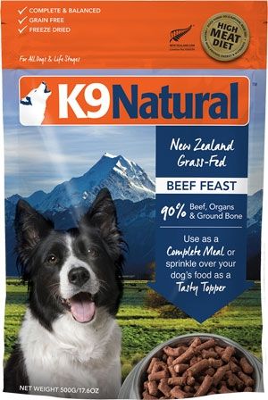 K9 Natural <凍乾脫水狗乾糧> 牛肉盛宴