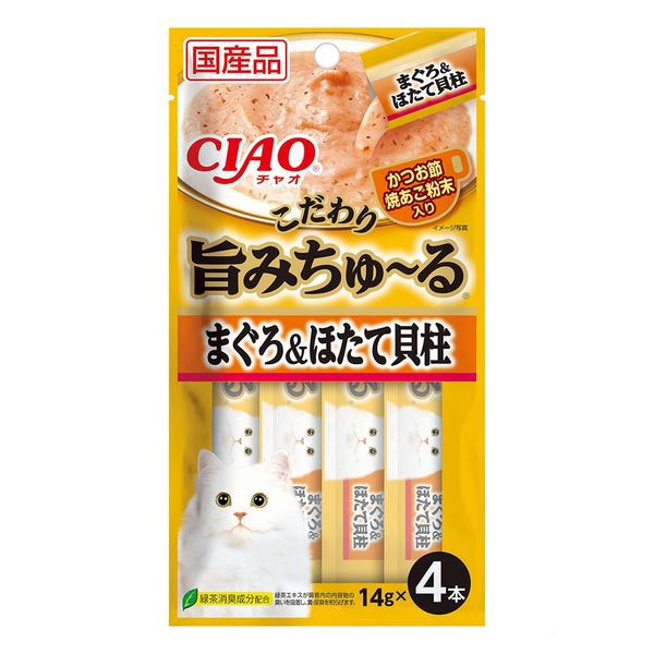 CIAO 貓貓零食 <旨味超奴> *吞拿魚醬+帶子*醬