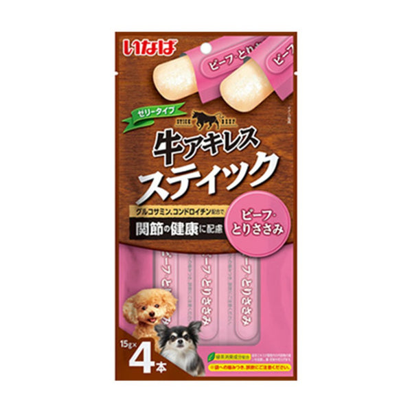 Inaba 狗狗零食 <牛筋果凍片> *牛肉+雞肉*味